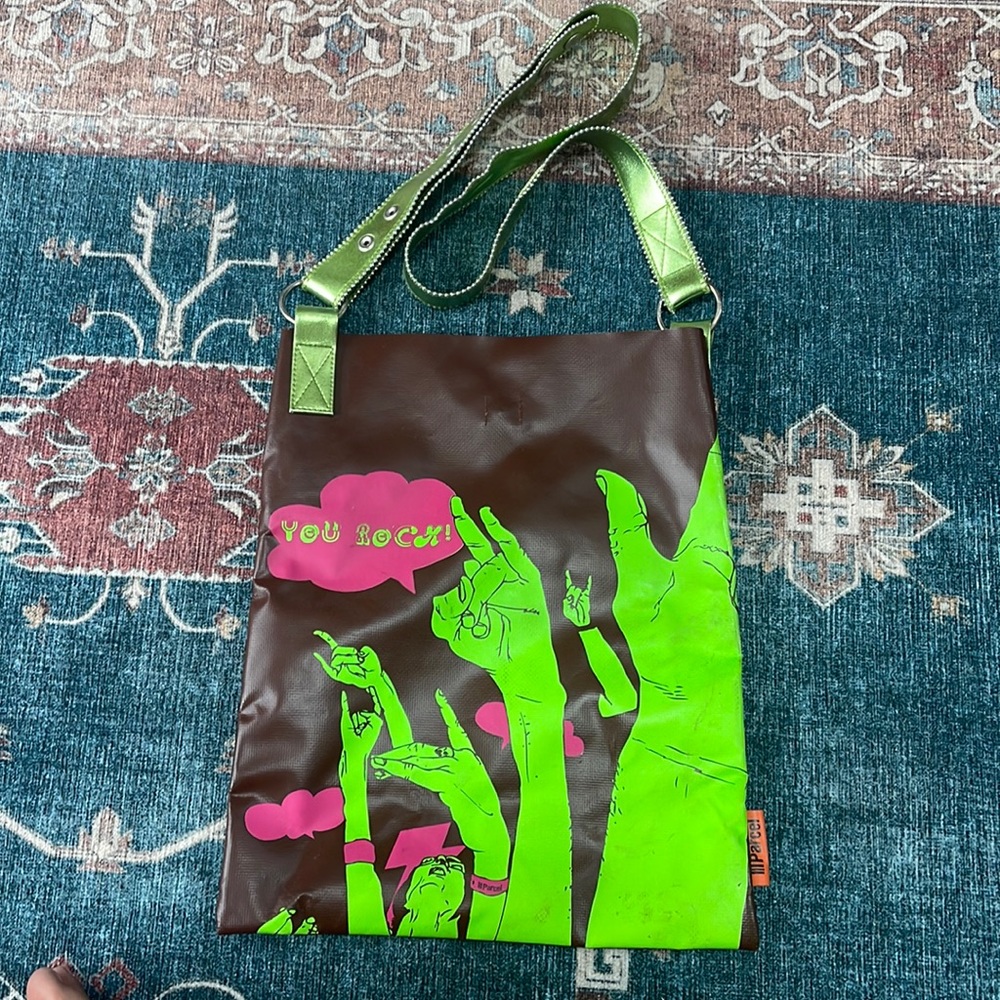 VINTAGE lll PARCEL Colorful shoulder / crossbody bag